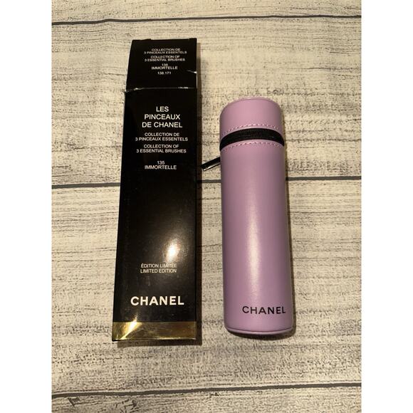 CHANEL LES PINCEAUX - 135 Immortelle Purple 3 Essential Brushes / NEW IN BOX!! - Picture 6 of 12